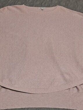Lavender BLVD Dusty Lavender Ribbed Pullover Sweater Sz L